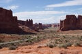 Arches from the the La Sal Overlook Royalty Free Stock Photo