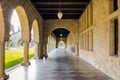 Arches of Main Quad at Stanford University Campus - Palo Alto, California, USA Royalty Free Stock Photo