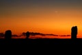 Arches monuments at Sunset