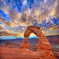 Arches National Park Delicate Arch in Utah USA Royalty Free Stock Photo