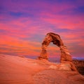 Arches National Park Delicate Arch in Utah USA Royalty Free Stock Photo