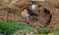 Arches National Park, Double Arch Royalty Free Stock Photo