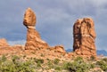 Balanced Rock at Arches National Park in Utah Royalty Free Stock Photo