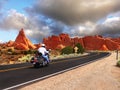 Arches National Park Scenic Road, Biker Ride