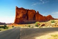 Arches National Park, Sunset Desert Landscape, Utah Royalty Free Stock Photo