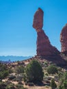 Balanced Rock at Arches National Park U.S. National Park Service NPS Royalty Free Stock Photo