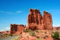 Arches National Park from a Utah Highway Royalty Free Stock Photo