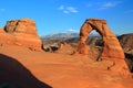 Arches National Park, Delicate Arch in Evening Light, Southwest Desert, Utah, USA Royalty Free Stock Photo