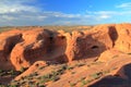 Arches National Park, Evening Light on Southwest Desert Landscape, Utah, USA Royalty Free Stock Photo