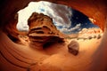 Arches National Park, Utah, United States. Fantastic forms sandstone formations in the desert.