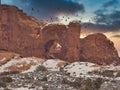 Arches National Park Winter Scene