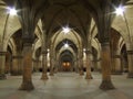 Arches and pillars at Glasgow University building