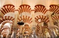 Arches Pillars Mezquita Cordoba Spain