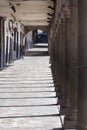 Arches on the Plaza de Armas of Cusco, Peru Royalty Free Stock Photo