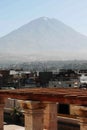 El Misti is a strato volcano in southern Peru, near the city of Arequipa