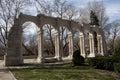 Arches on a romantic park