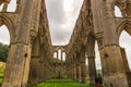 Arches at the Ruins of Rievaulx Abbey, a Cistercian abbey in Rievaulx near Helmsley in the North York Moors National Pa