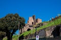 Arches Severiane on the Palatine Hill in Rome Royalty Free Stock Photo