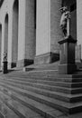 Arches and statues of the Hasselblad Centre, Gothenburg Sweden