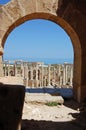 Arches at the top of Amphiteatre, Leptis Magna, Libya