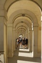 Arches on Via dei Georgofili Street, Florence Royalty Free Stock Photo