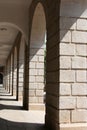 Arches in Xiamen University campus, southeast China Royalty Free Stock Photo