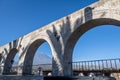 The Arches of Yanahuara Plaza and Misti Volcano on Background - Arequipa, Peru