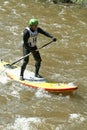Archie Kalepa - Stand Up Paddling Royalty Free Stock Photo