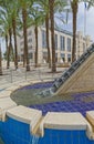 Archimedes` screw on Kikar Safra square in Jerusalem