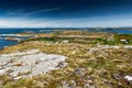 Archipelag view from Hitra to Fosen islands, region Trondelag.