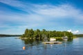 Archipelago on the Baltic Sea coast Royalty Free Stock Photo