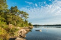 Archipelago on the Baltic Sea coast in Sweden Royalty Free Stock Photo