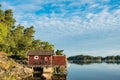Archipelago on the Baltic Sea coast in Sweden Royalty Free Stock Photo