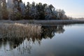 Archipelago after cold night on November.