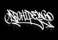 ARCHIPELAGO graffiti tag style design Royalty Free Stock Photo