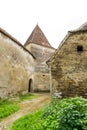 Archita medieval double-walled fortified church, Transylvania, Romania Royalty Free Stock Photo