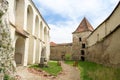 Archita medieval double-walled fortified church, Transylvania, Romania Royalty Free Stock Photo