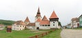 Archita medieval double-walled fortified church, Transylvania Royalty Free Stock Photo