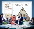 Architect Architecture Design Infrastructure Construction Concept