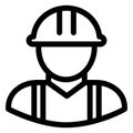 Architect, avatar Isolated Vector Icon which can be easily modified or edited