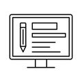 Architect design Vector Icon which can easily modify or edit Royalty Free Stock Photo