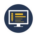 Architect design Vector Icon which can easily modify or edit Royalty Free Stock Photo