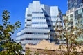 Architect Frank Gehry`s white glass IAC Building,