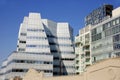 Architect Frank Gehry`s white glass IAC Building