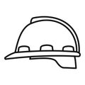 Architect helmet icon, outline style