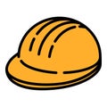 Architect helmet icon, outline style