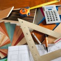 Architect interior designer carpenter