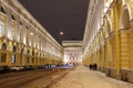 Architect Rossi Street. National Drama Theater of Russia, Alexandrinsky Theater.