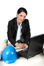 Architect woman working in office Royalty Free Stock Photo