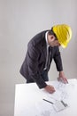 Architect at work Royalty Free Stock Photo